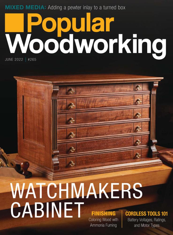 Popular-Woodworking June 01, 2022 Issue Cover