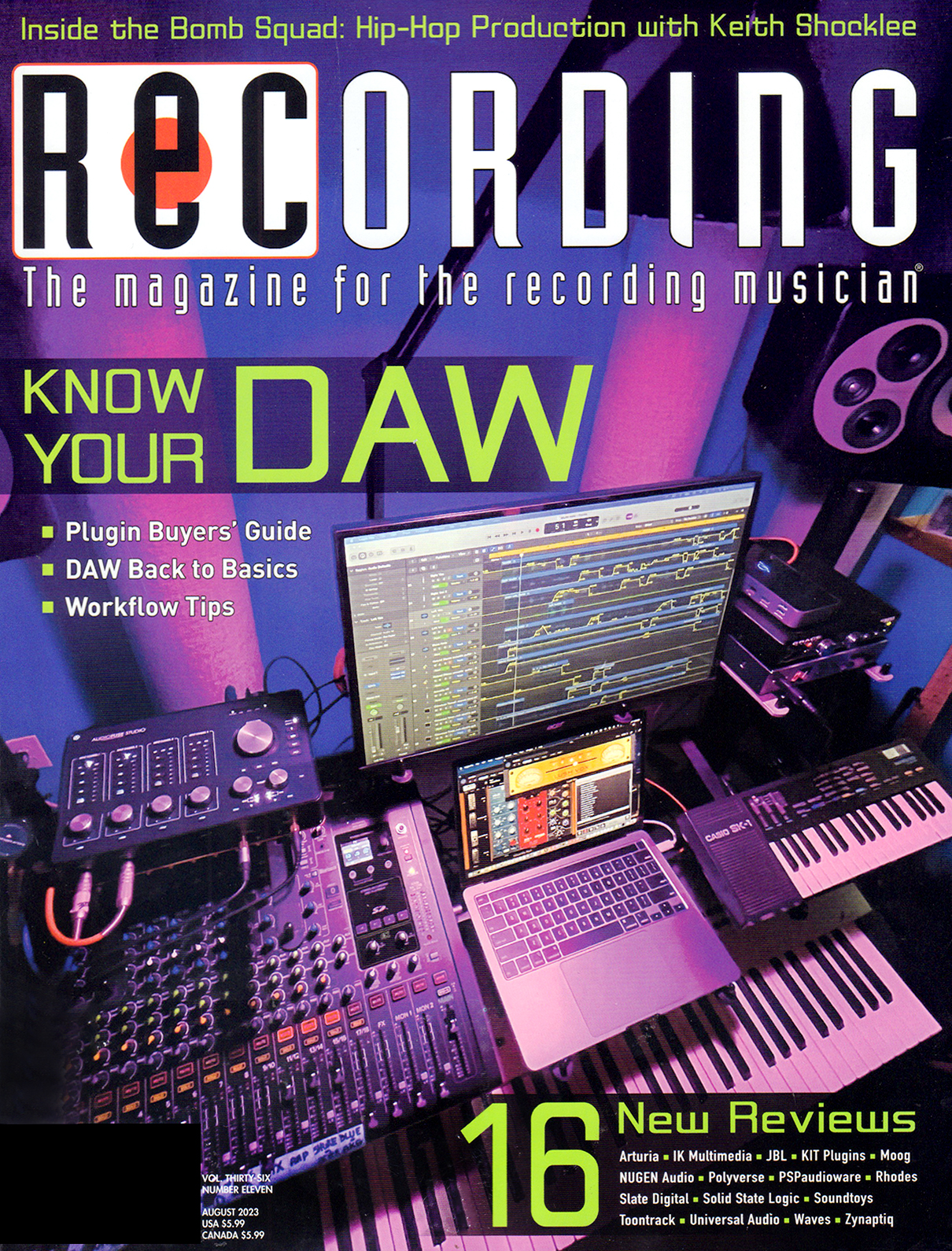 Recording-Magazine August 01, 2023 Issue Cover