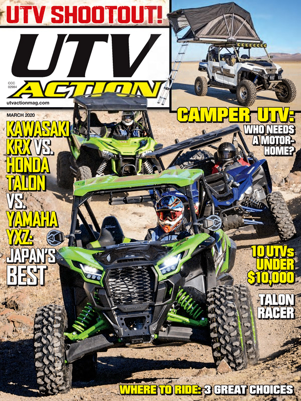 UTV-Action March 01, 2020 Issue Cover