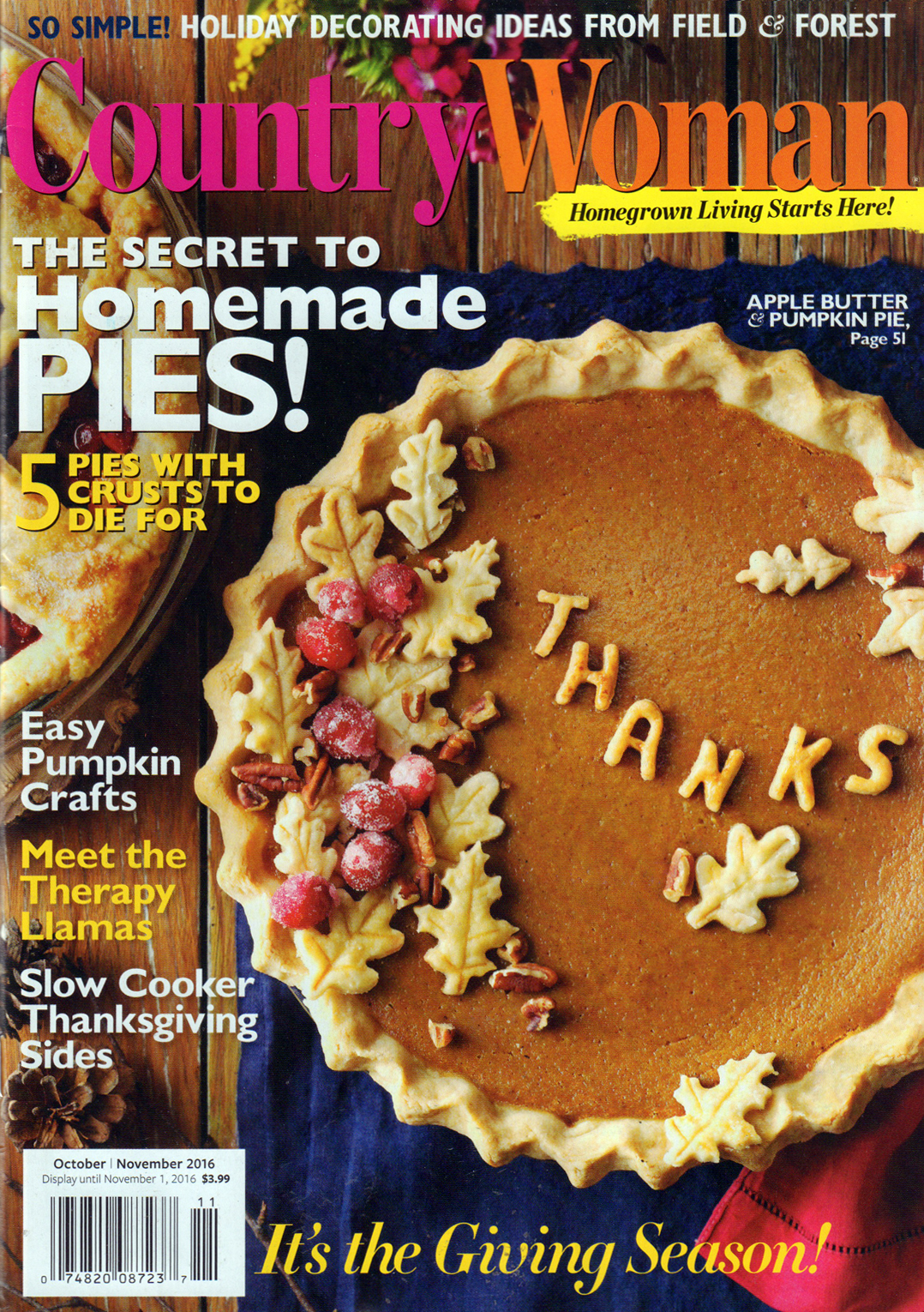 Country-Woman October 01, 2016 Issue Cover