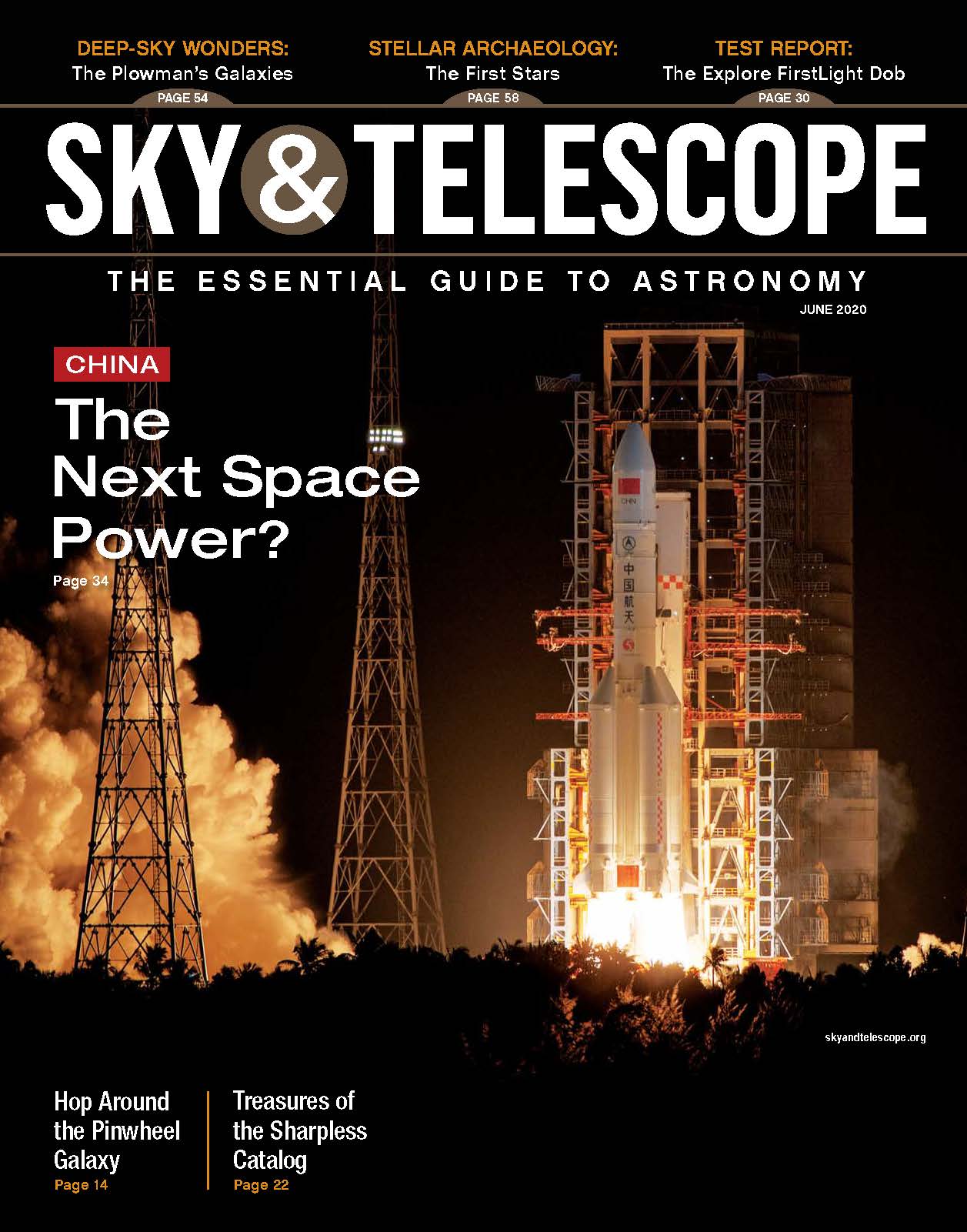 Sky-and-Telescope June 01, 2020 Issue Cover