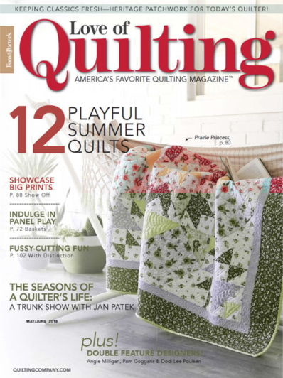 Fons & Porter's Love of Quilting May 01, 2018 Issue Cover