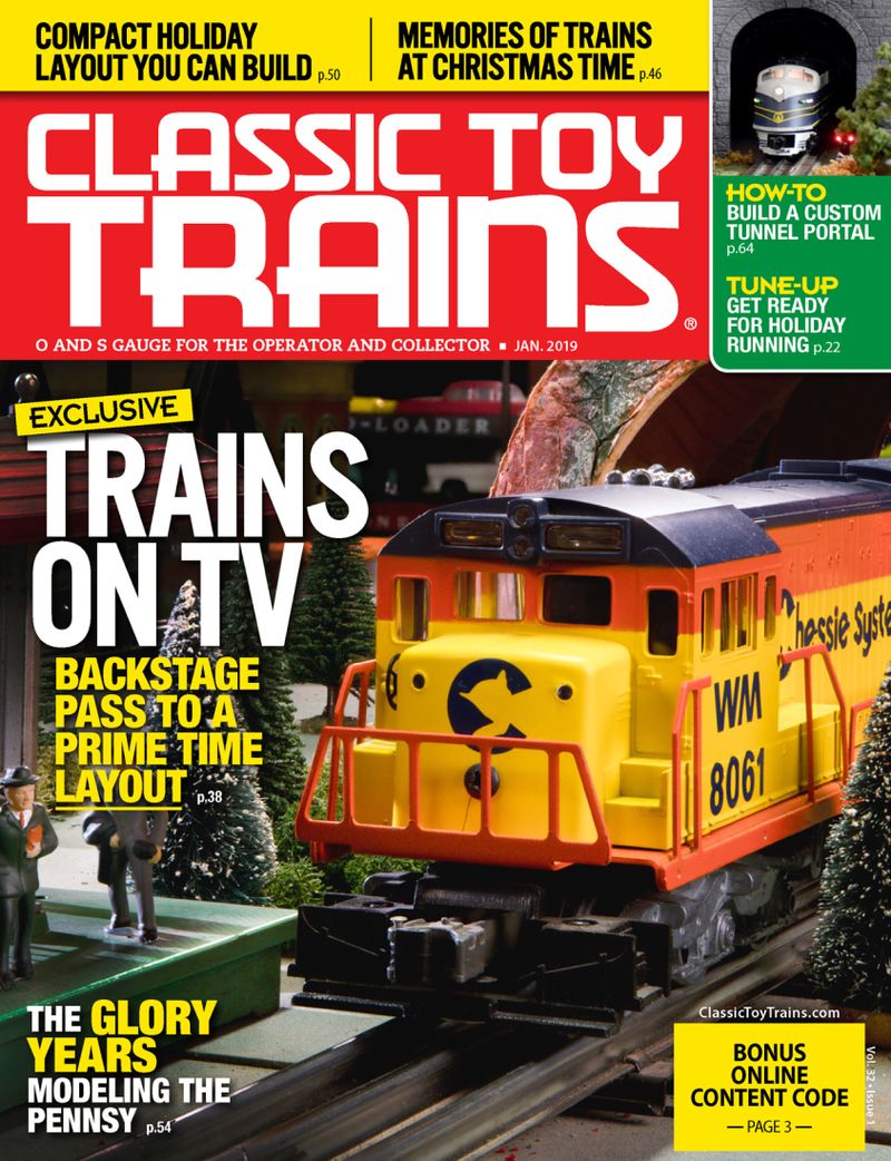 Classic-Toy-Trains January 01, 2019 Issue Cover
