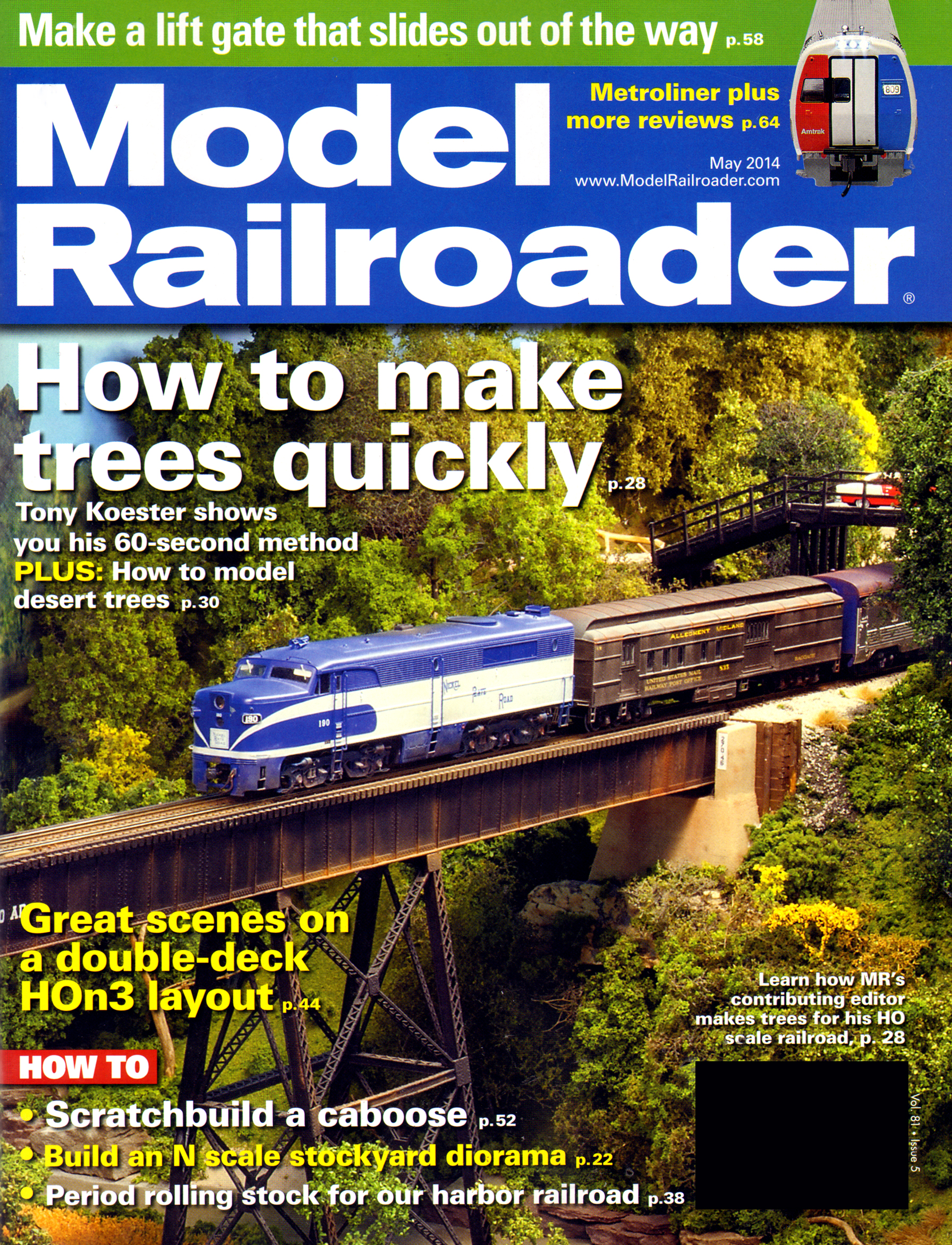 Model-Railroader May 01, 2014 Issue Cover