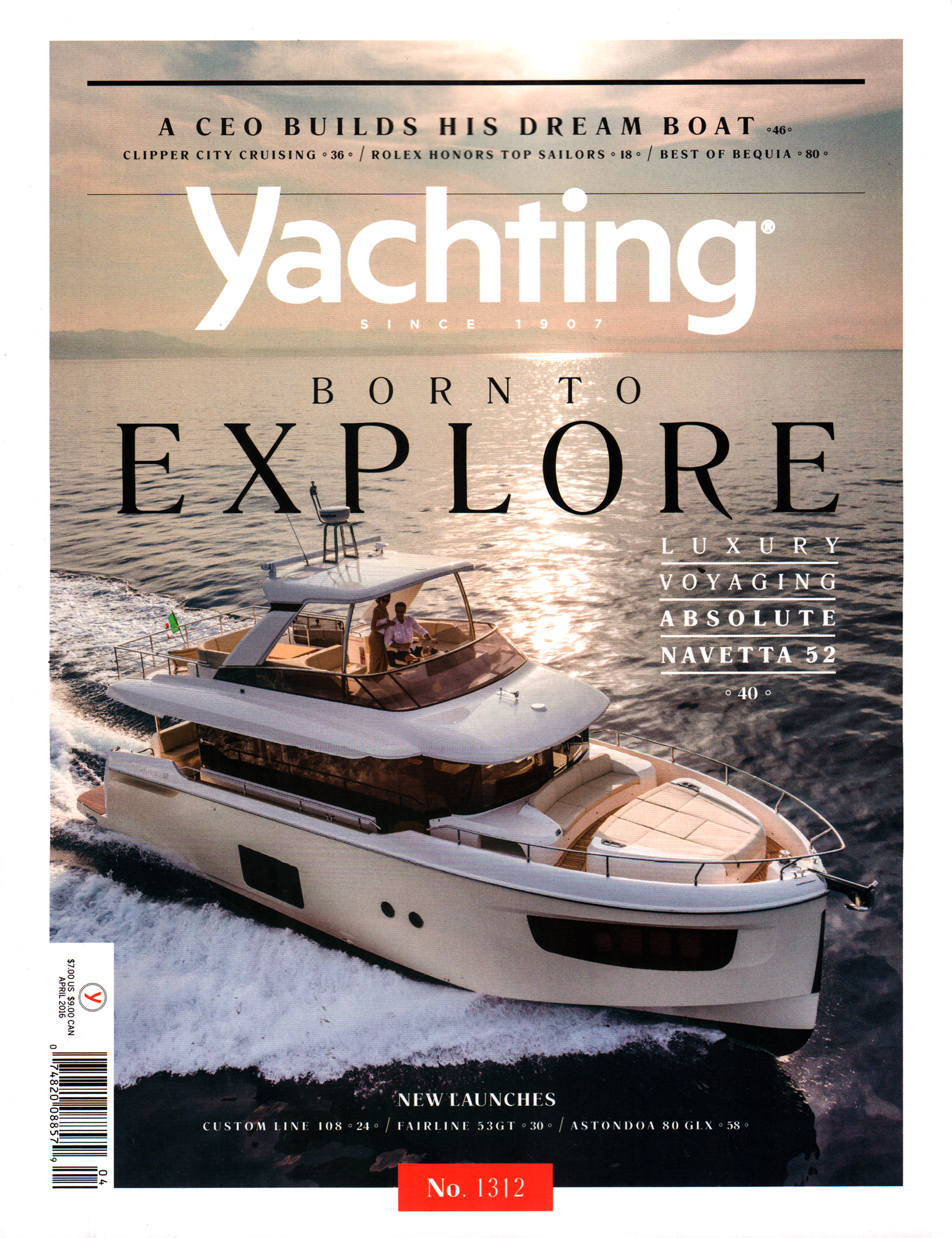 yachting April 01, 2016 Issue Cover