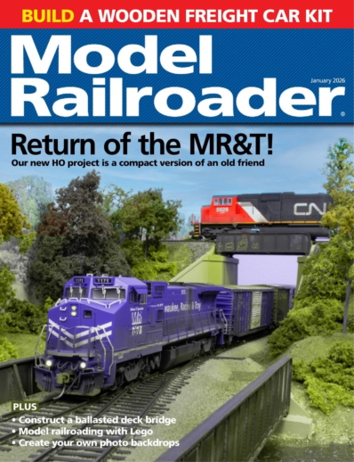 Model Railroader January 01, 2026 Issue Cover