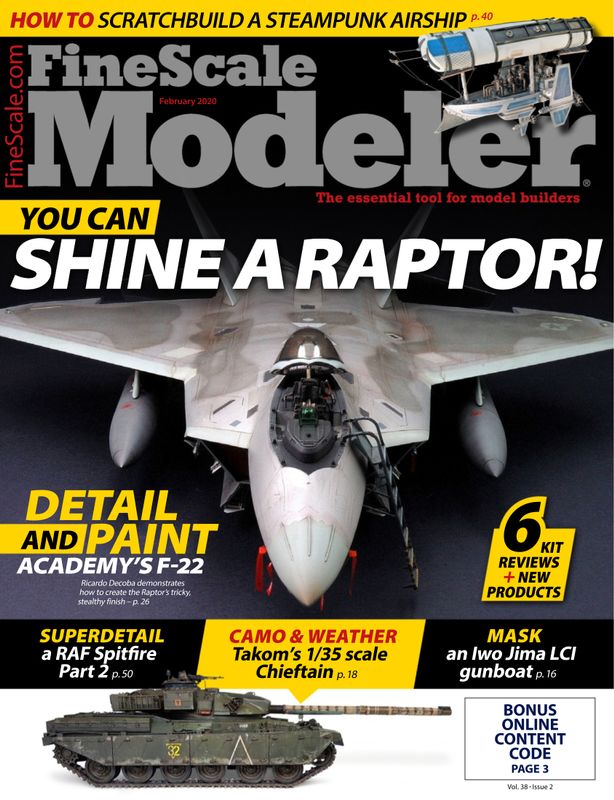 Finescale-Modeler February 01, 2020 Issue Cover