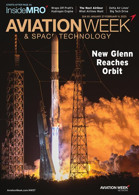 Aviation-Week-and-Space-Technology January 27, 2025 Issue Cover