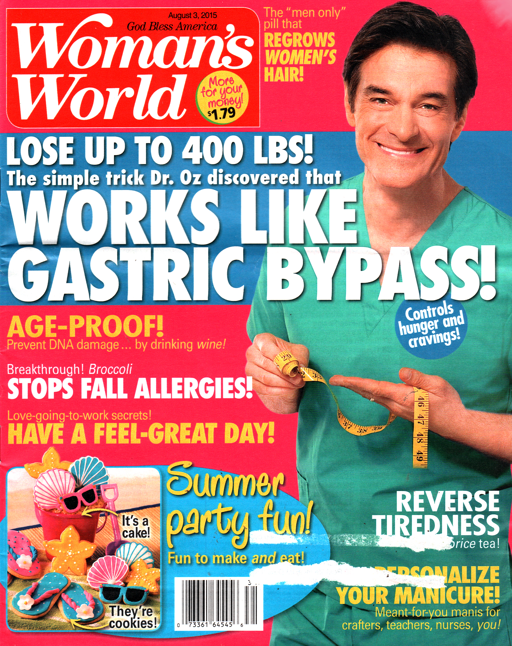 Womans-World August 03, 2015 Issue Cover