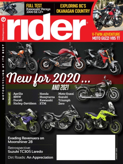 Rider January 01, 2020 Issue Cover