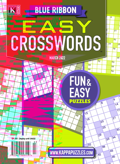 Blue Ribbon Easy Crosswords March 01, 2024 Issue Cover