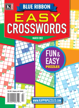 Blue Ribbon Easy Crosswords Magazine Subscription