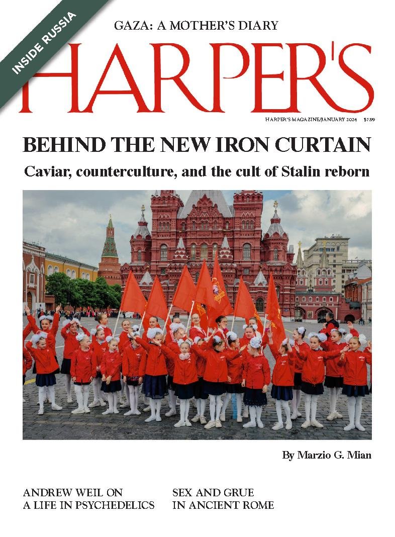 Harpers January 01, 2024 Issue Cover