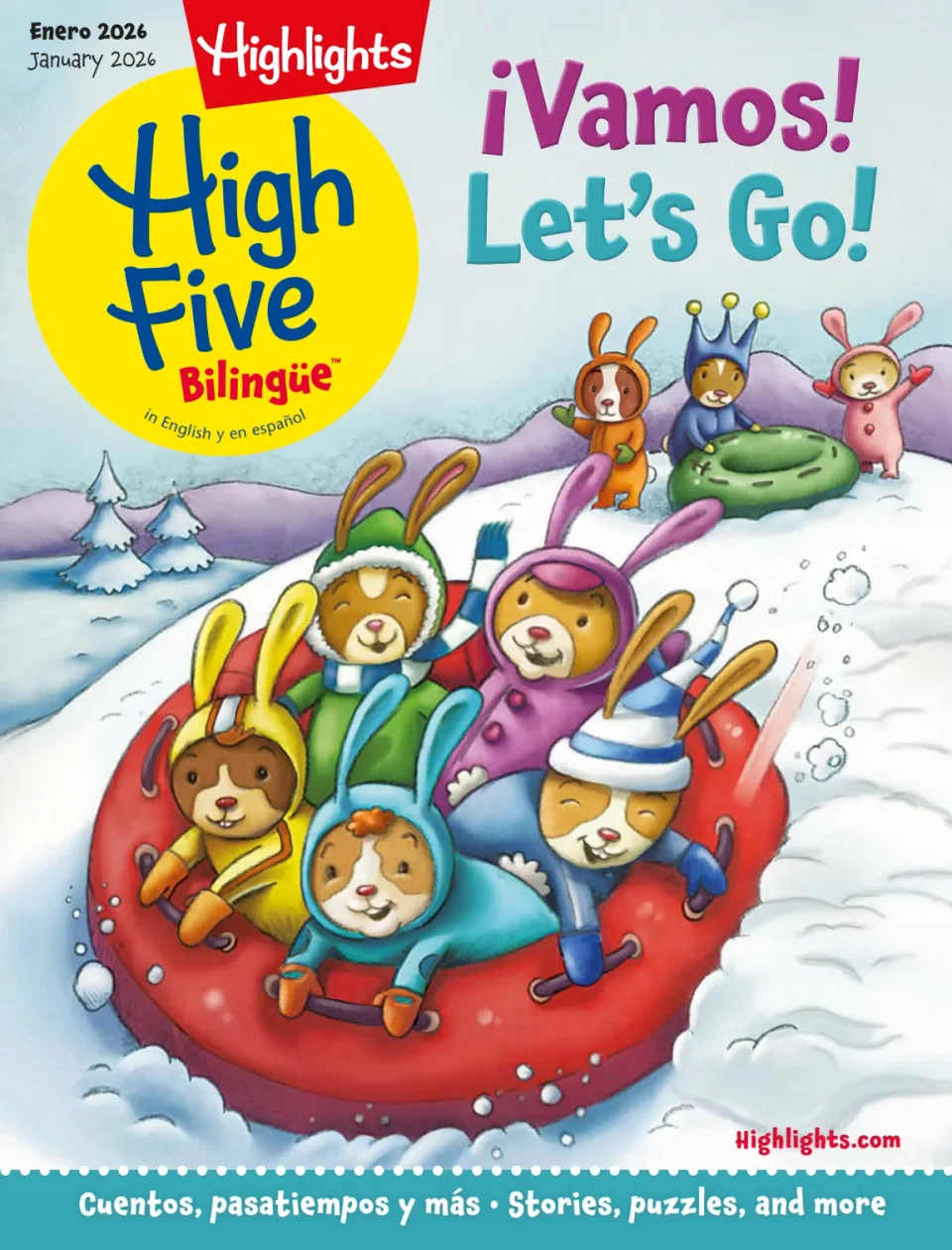 Highlights High Five Bilingue January 01, 2026 Issue Cover