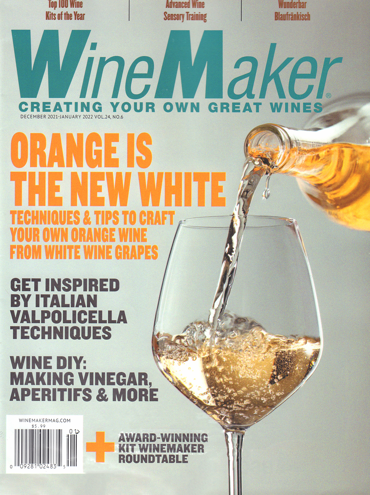 Winemaker December 01, 2021 Issue Cover
