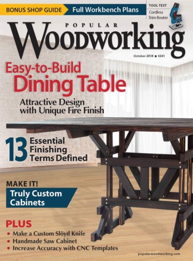 Popular Woodworking October 01, 2018 Issue Cover