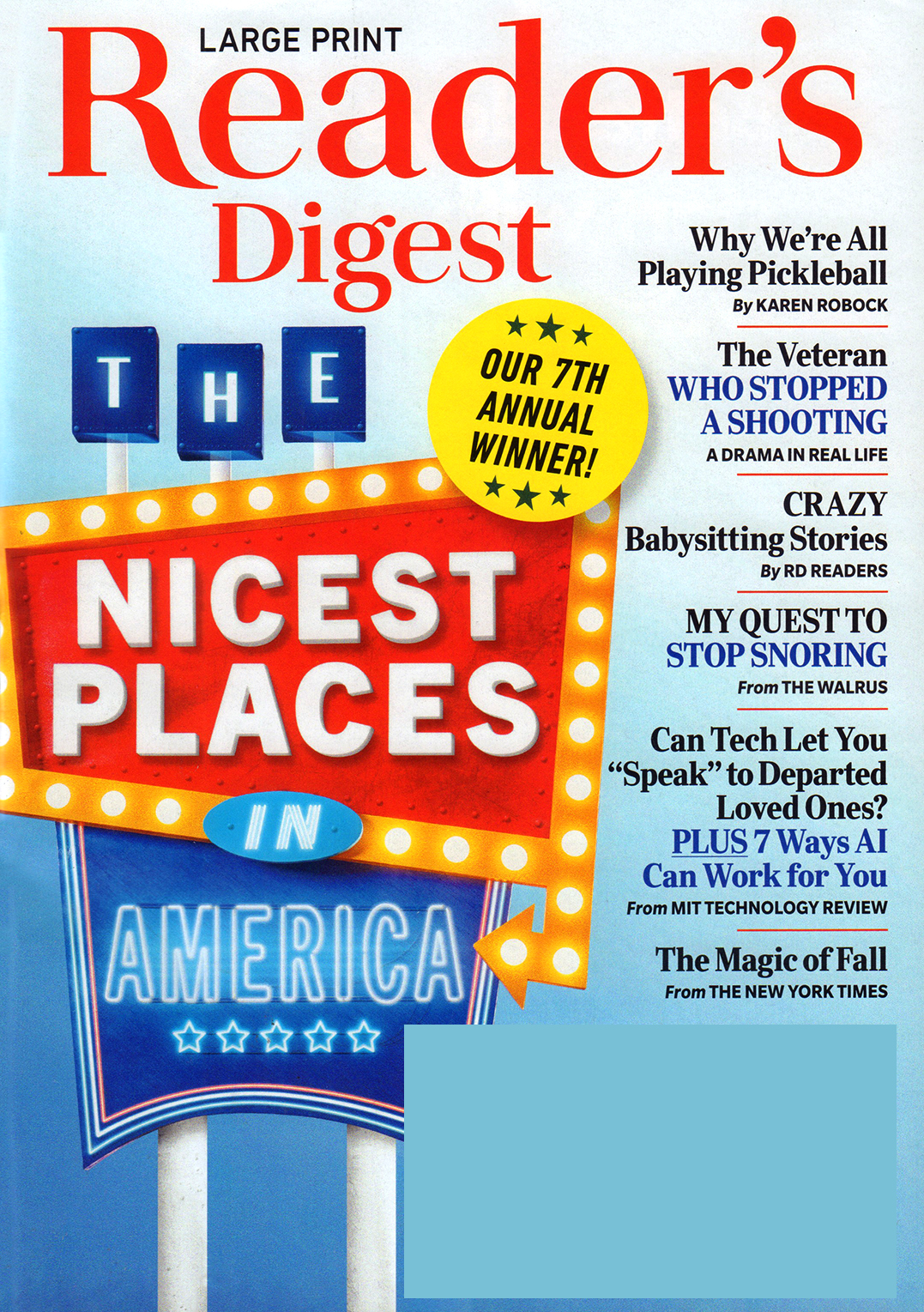 Readers-Digest---Large-Print-Edition October 01, 2023 Issue Cover