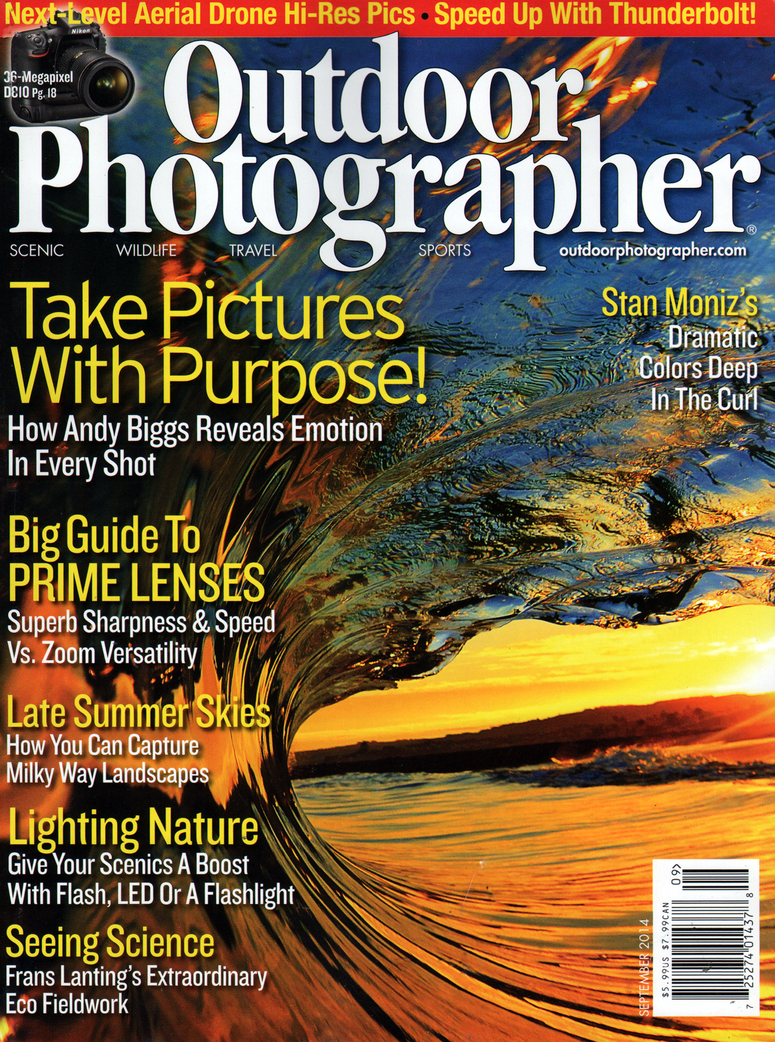 outdoor-photographer September 01, 2014 Issue Cover