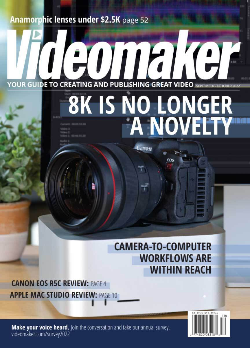 Videomaker September 01, 2022 Issue Cover
