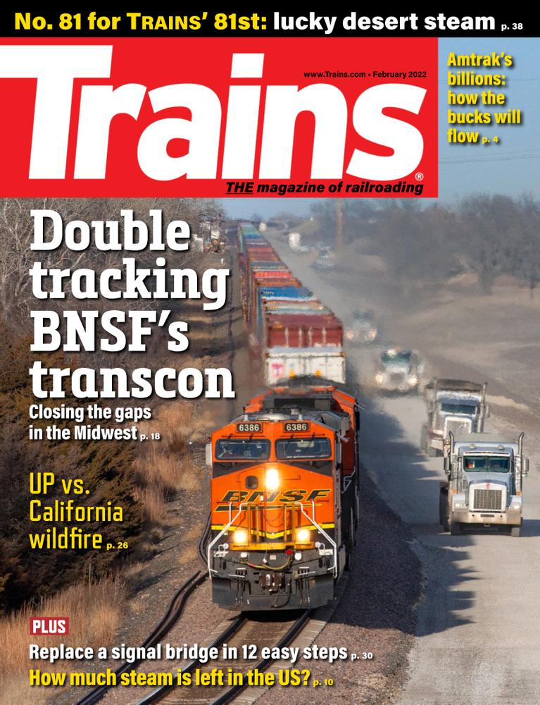 Trains February 01, 2022 Issue Cover