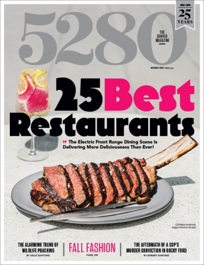 5280 Magazine October 01, 2018 Issue Cover