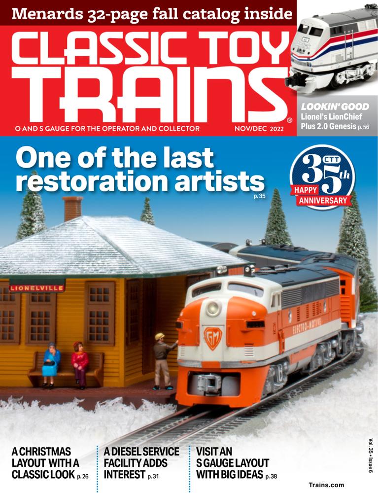 Classic-Toy-Trains November 01, 2022 Issue Cover