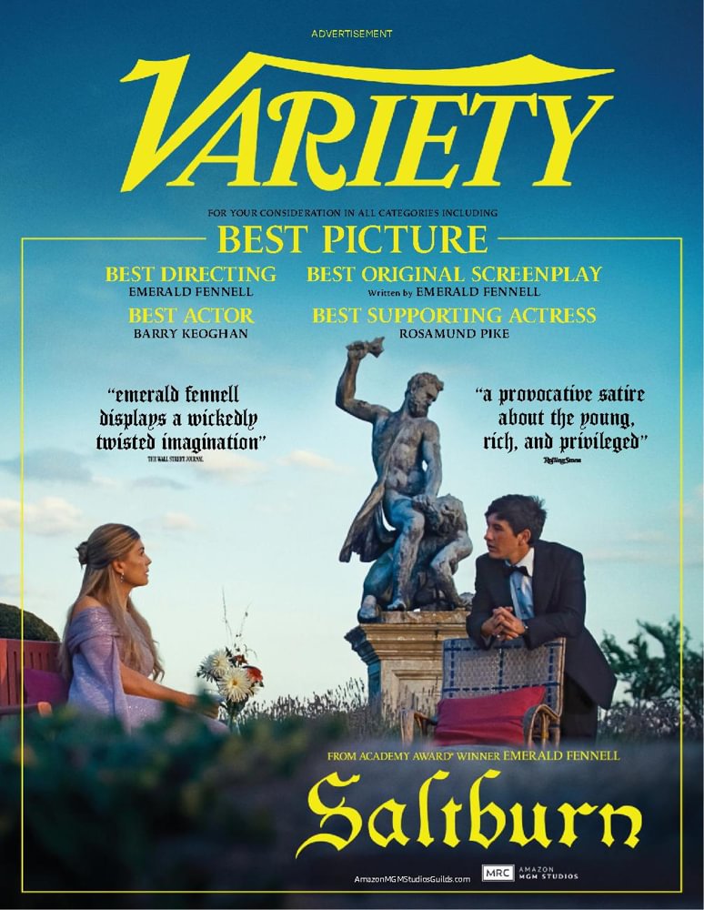 Variety December 14, 2023 Issue Cover