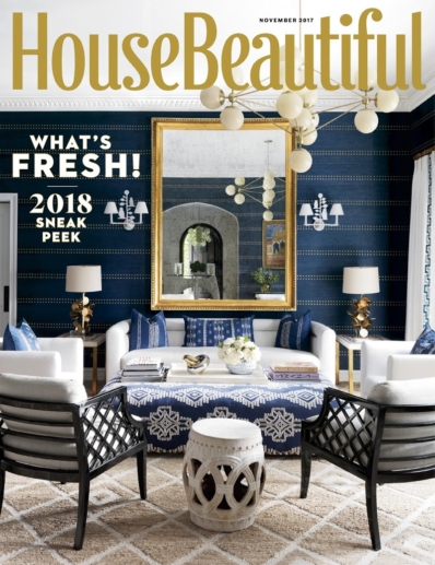 House Beautiful November 01, 2017 Issue Cover