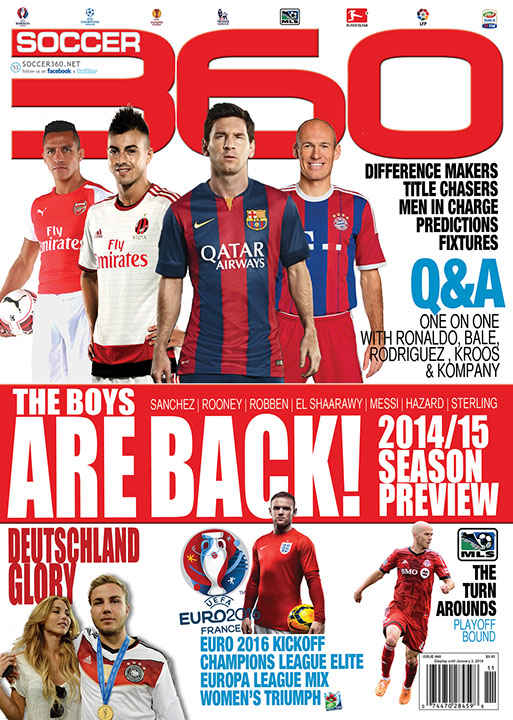 Soccer-360 September 01, 2014 Issue Cover