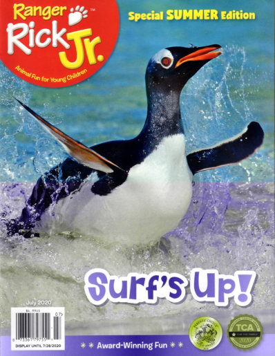 Ranger Rick Jr. July 01, 2020 Issue Cover