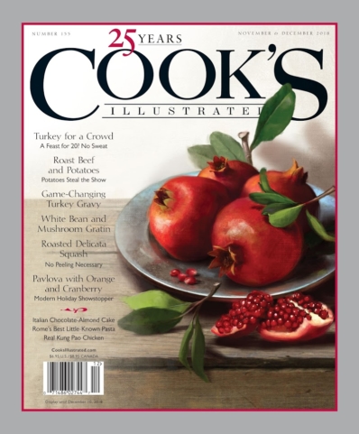 Cook's Illustrated November 01, 2018 Issue Cover