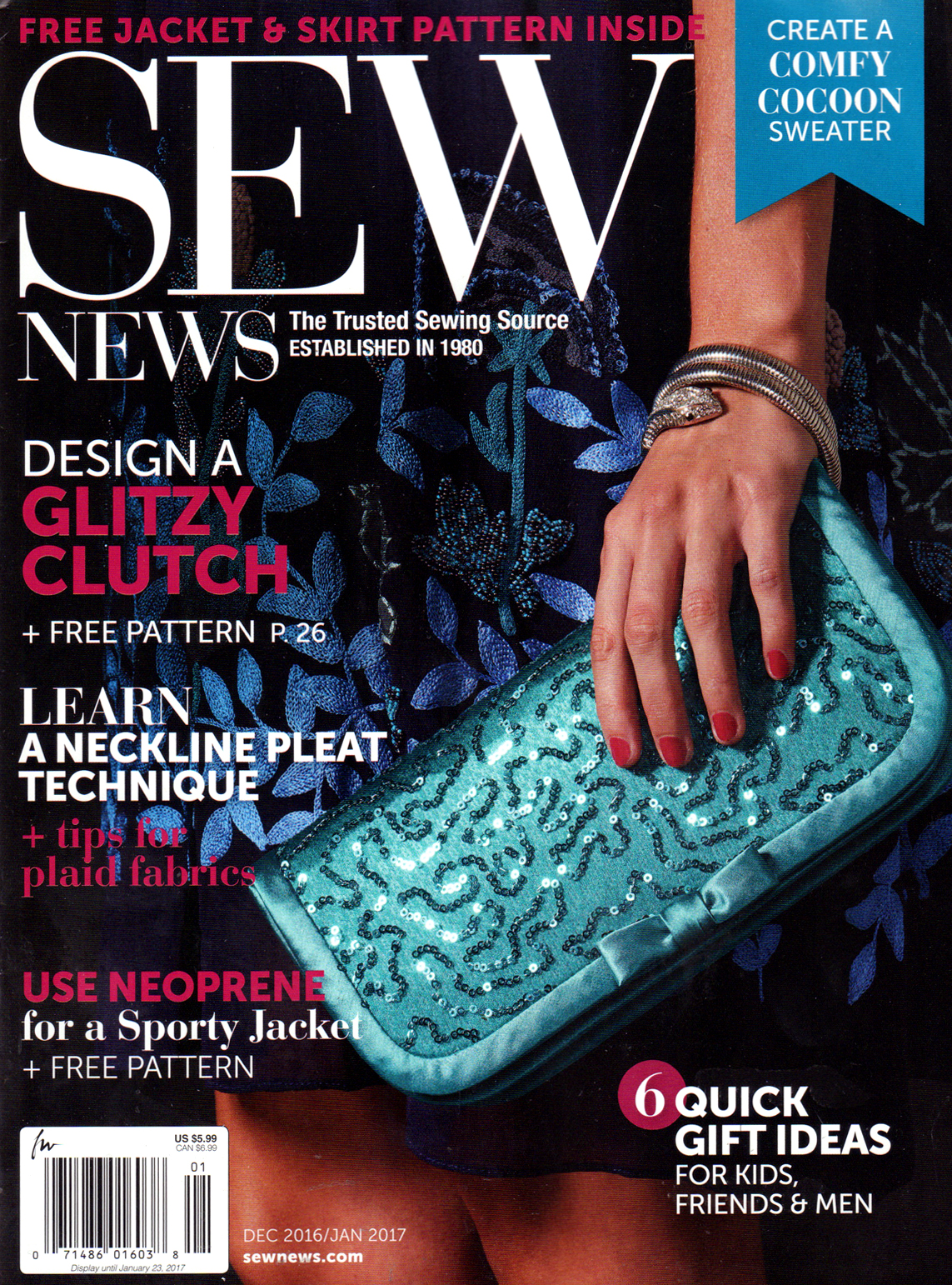 Sew-News December 01, 2016 Issue Cover