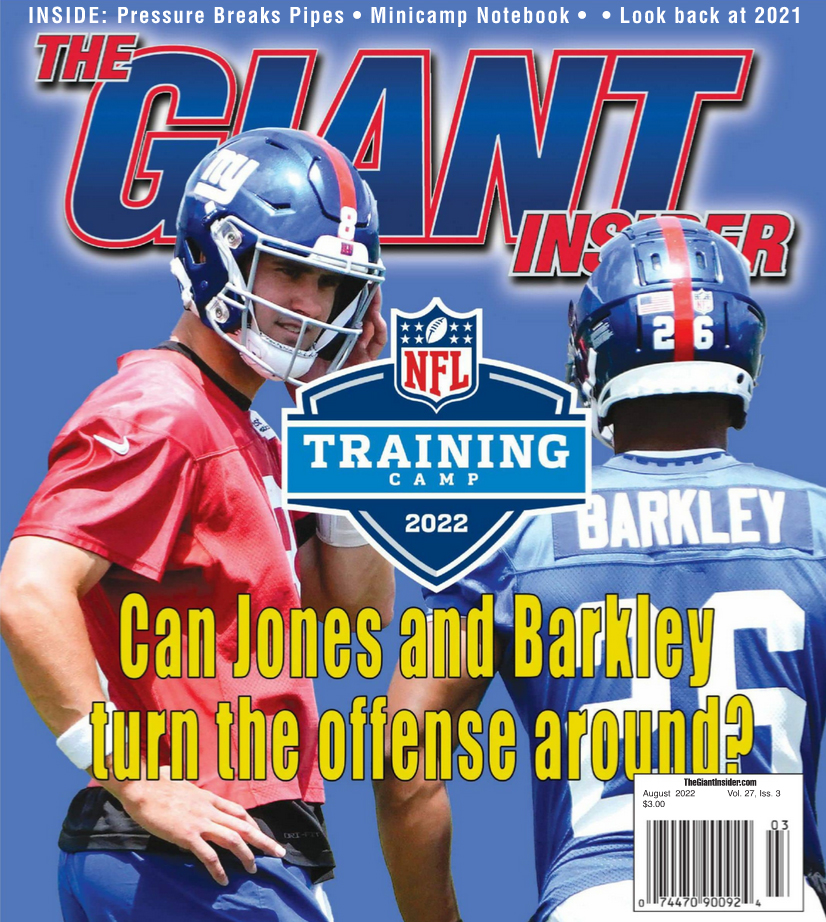 Giants-Insider August 01, 2022 Issue Cover