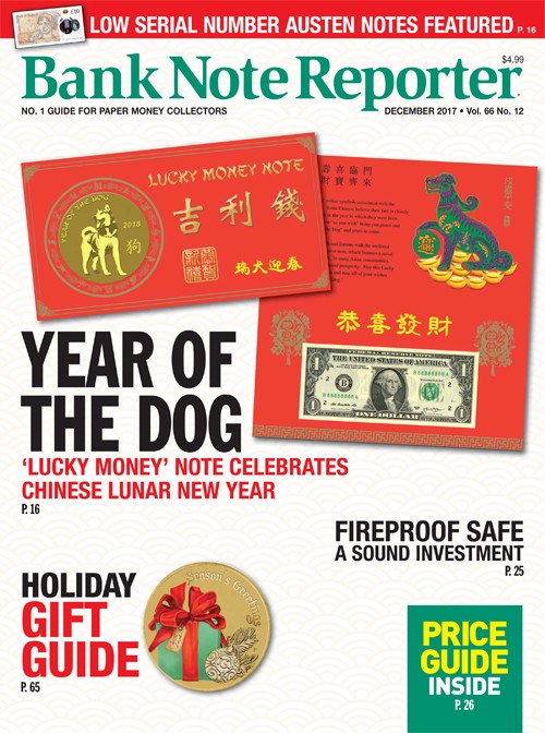 Bank-Note-Reporter December 01, 2017 Issue Cover