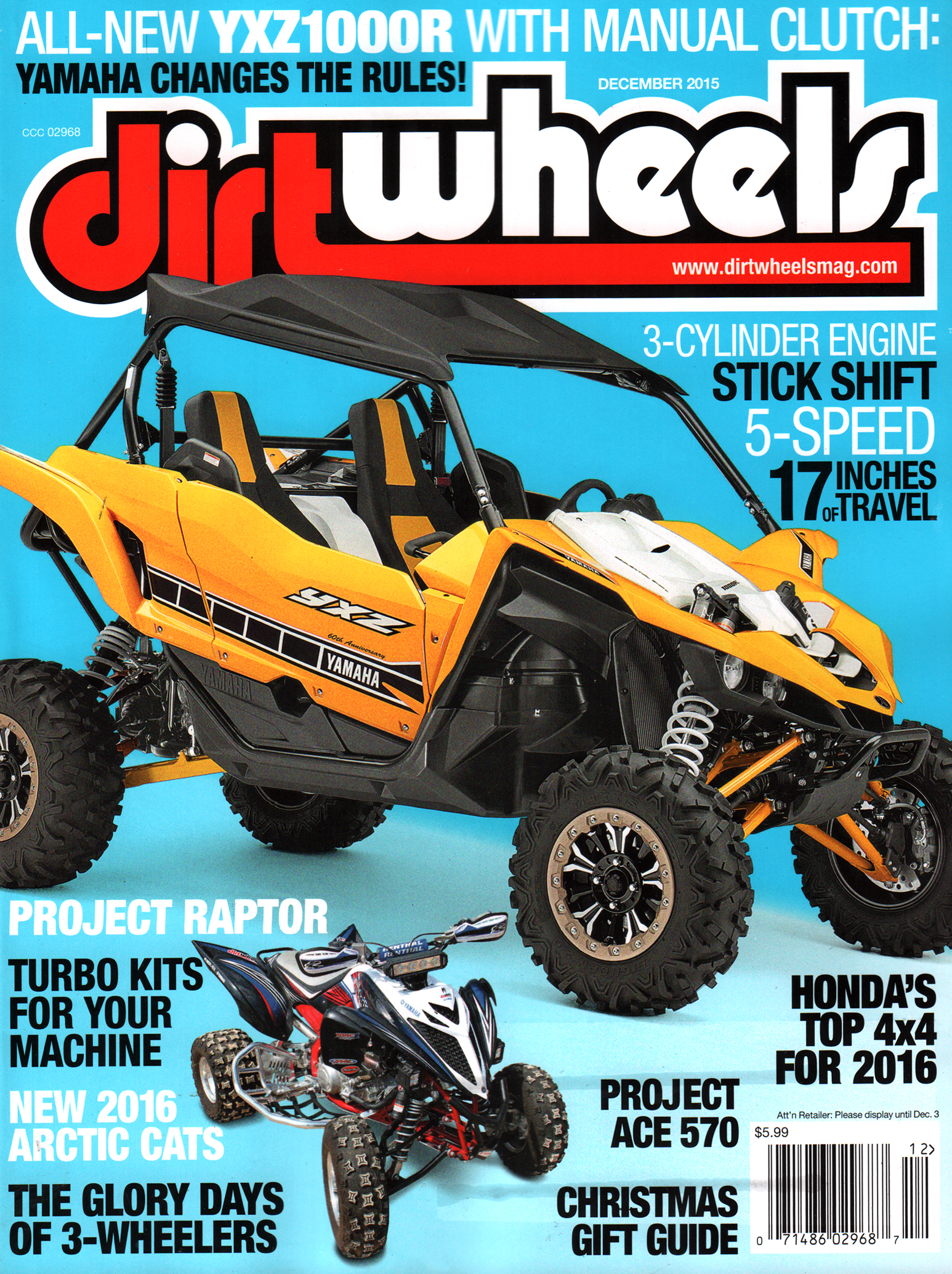 Dirt-Wheels December 01, 2015 Issue Cover