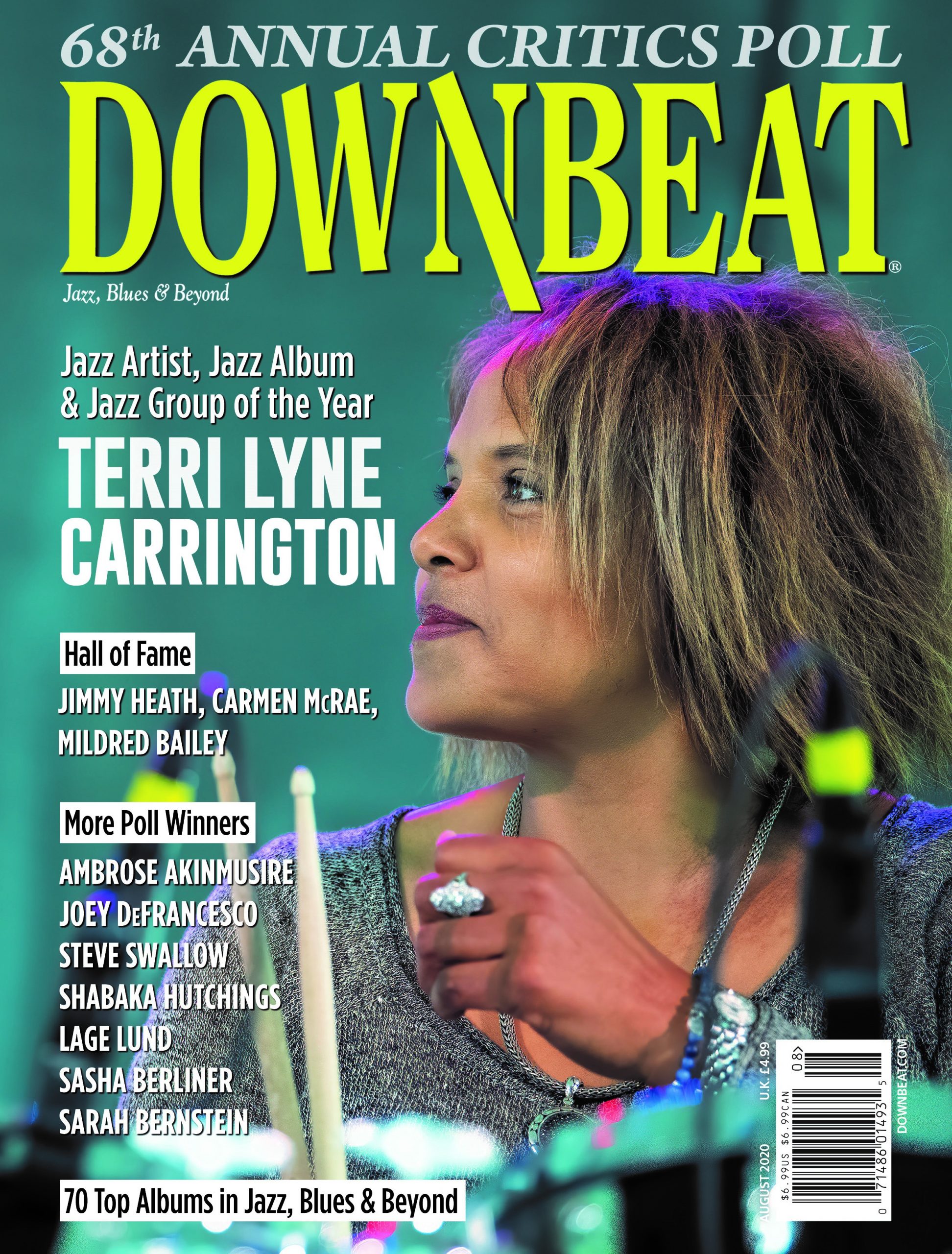 downbeat August 01, 2020 Issue Cover