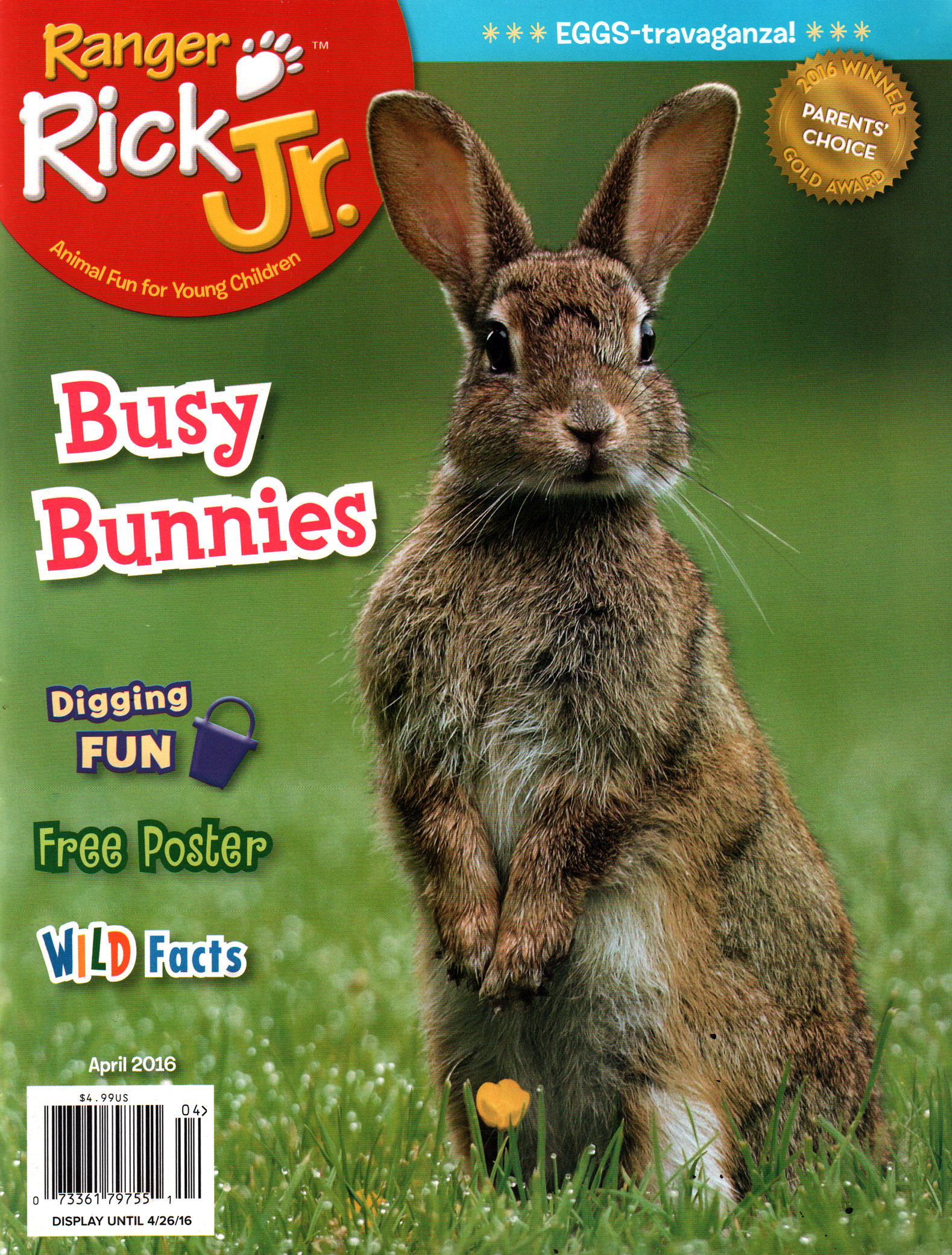 Ranger-Rick-Jr April 01, 2016 Issue Cover