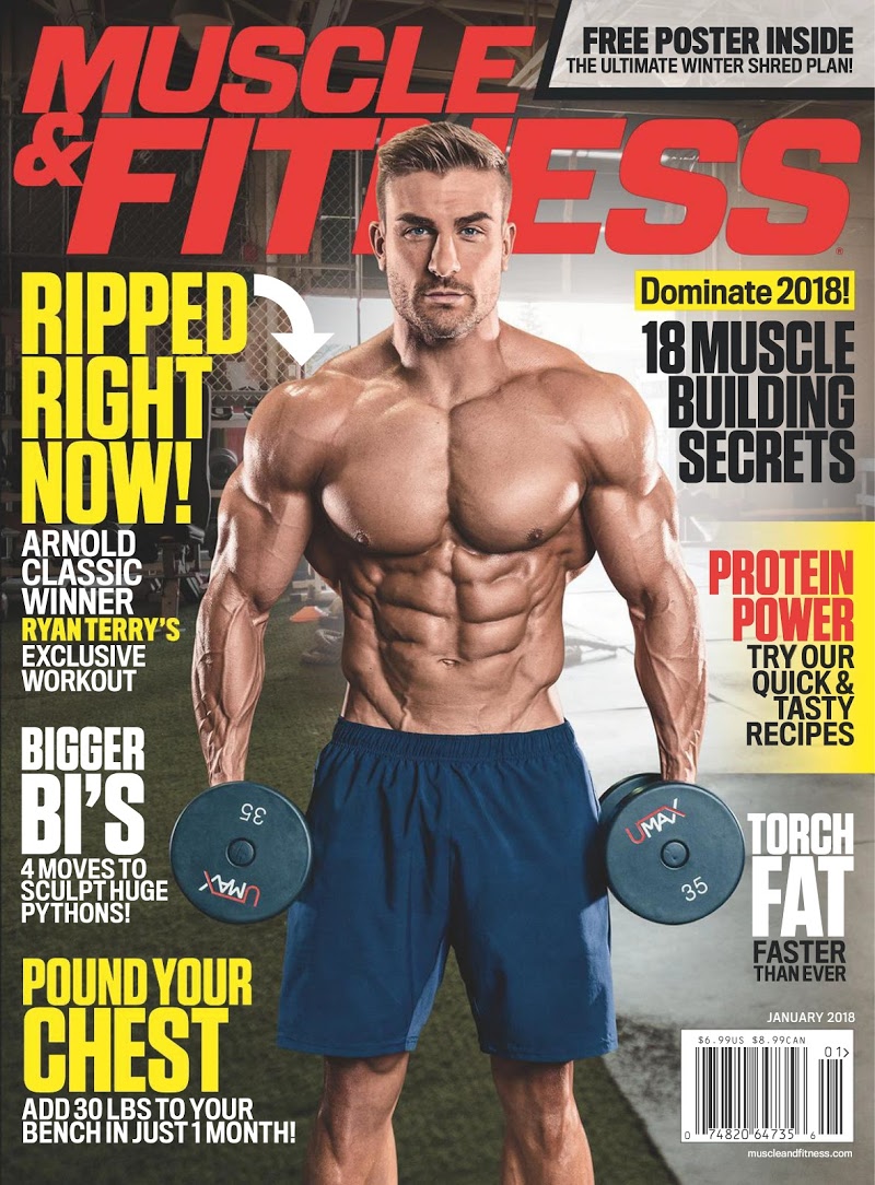 Muscle-and-Fitness January 01, 2018 Issue Cover