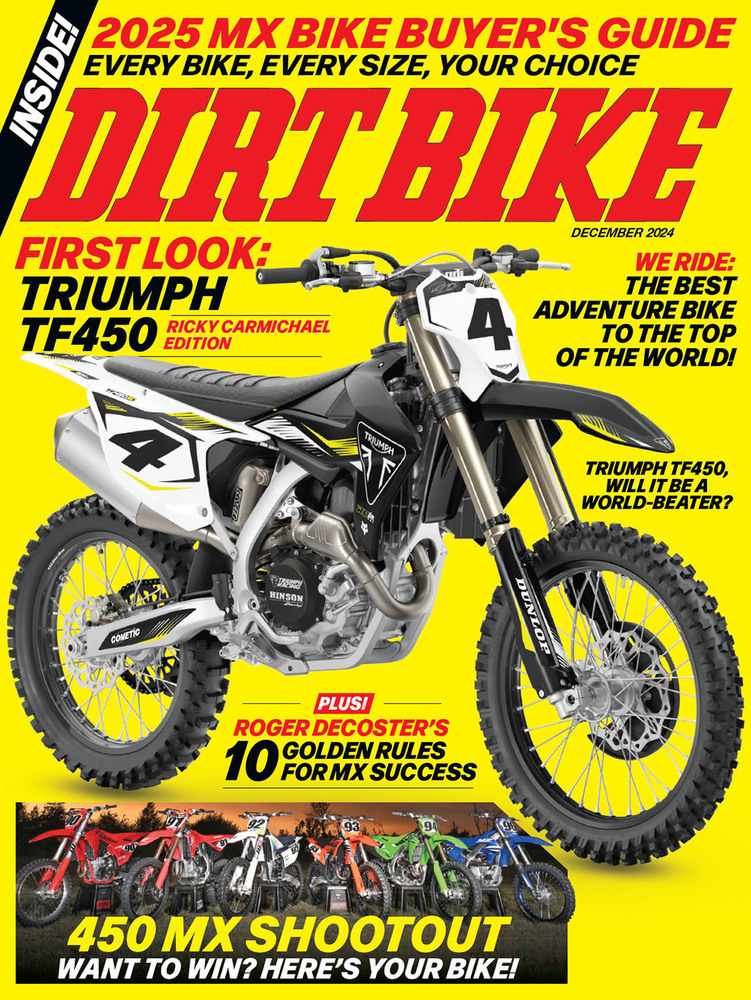 Dirt-Bike December 01, 2024 Issue Cover
