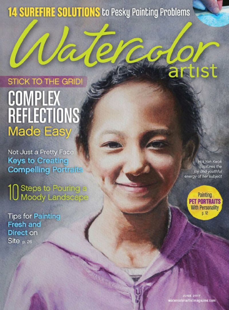 Watercolor-Artist June 01, 2017 Issue Cover