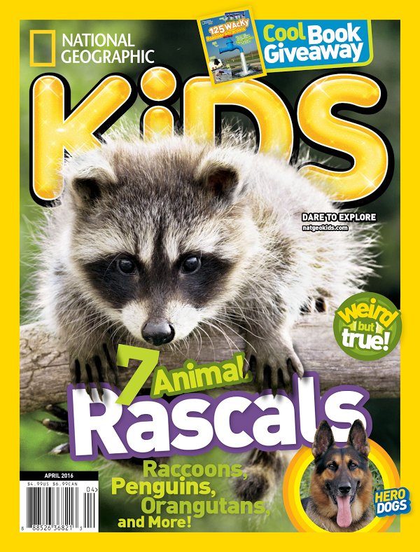 National-Geographic-Kids April 01, 2016 Issue Cover