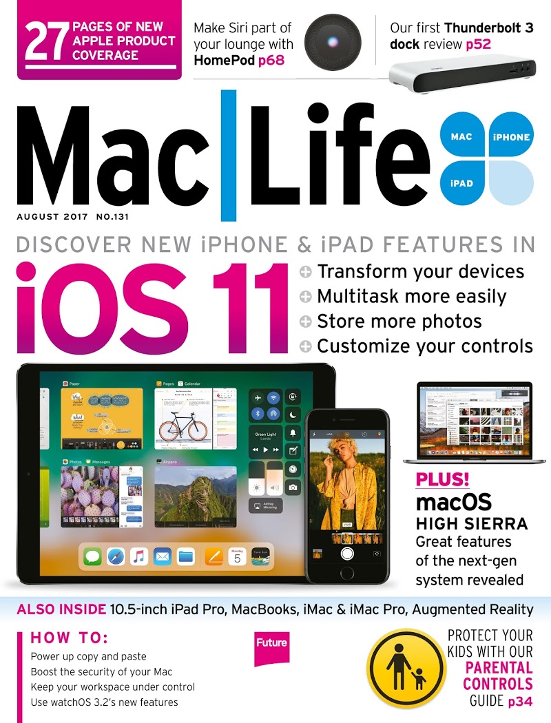 Mac-|-Life August 01, 2017 Issue Cover