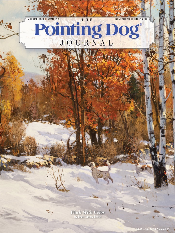 The Pointing Dog Journal November 01, 2023 Issue Cover