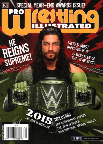 Pro Wrestling Illustrated April 01, 2016 Issue Cover