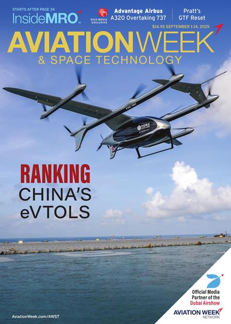 Aviation-Week-and-Space-Technology September 01, 2025 Issue Cover
