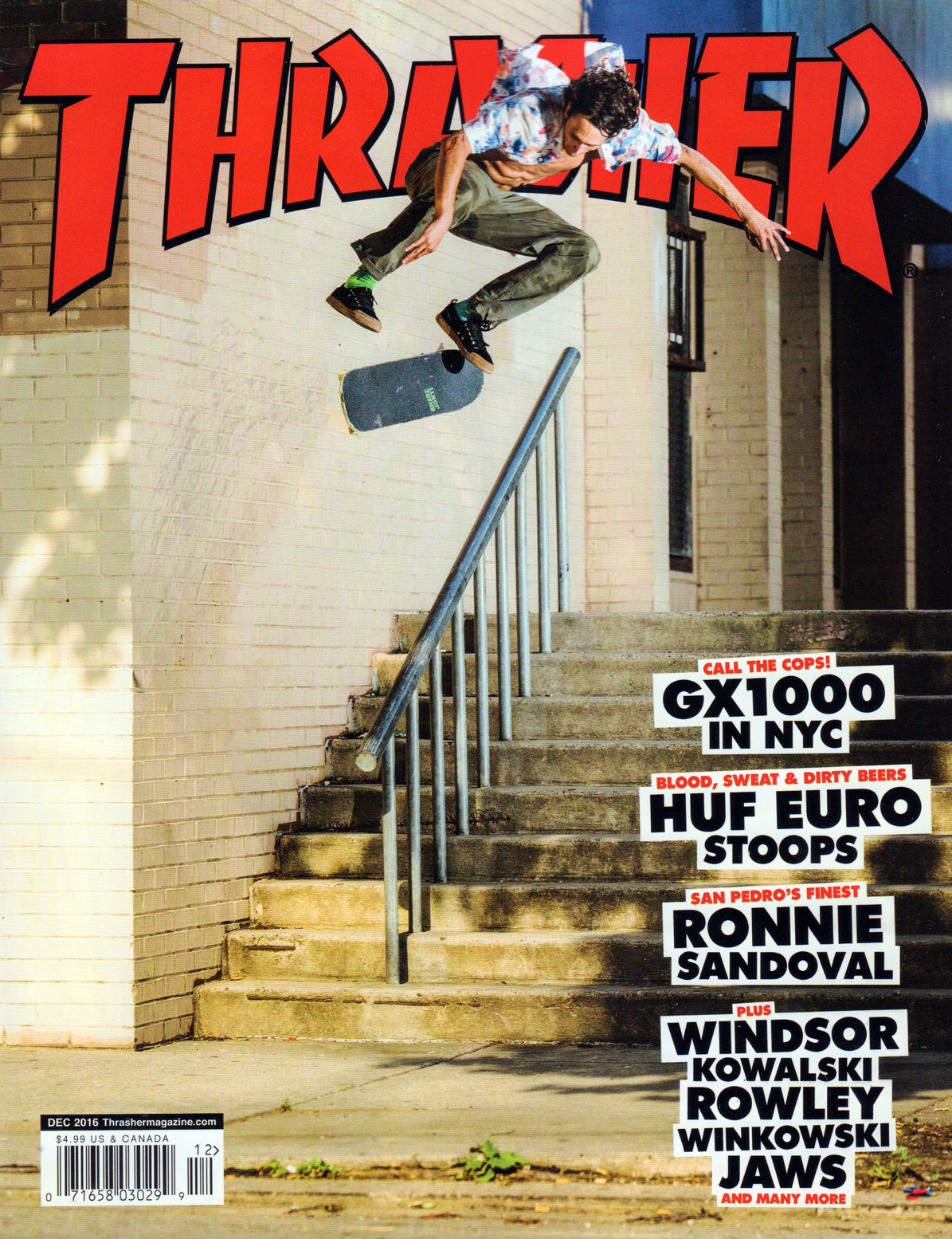 Thrasher December 01, 2016 Issue Cover