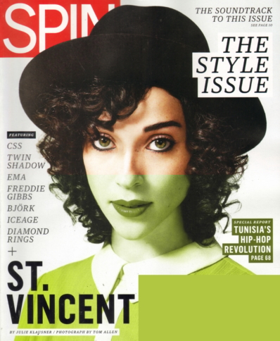 Spin September 01, 2011 Issue Cover