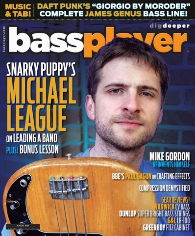 Bass Player August 01, 2014 Issue Cover
