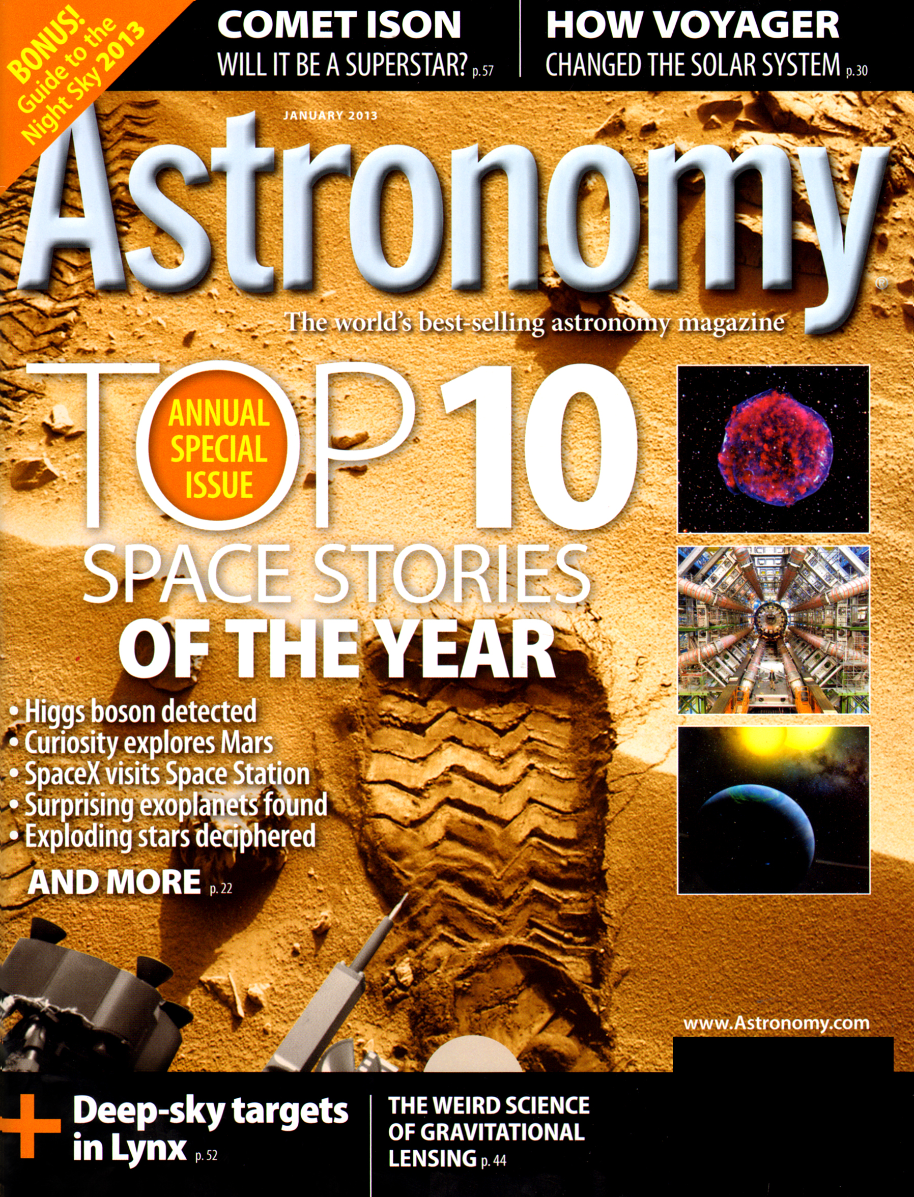 Astronomy January 01, 2013 Issue Cover