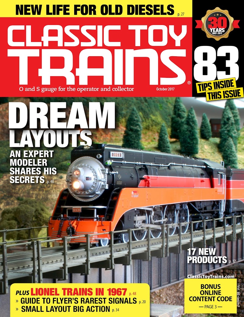 Classic-Toy-Trains October 01, 2017 Issue Cover